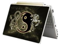 Bundle Monster MINI NETBOOK Laptop Notebook Skin Sticker Cover Art Decal - 7" 8" 9" 10" - Fit HP Dell Asus Acer Eee Compaq MSI - Ying Yang Dragon Tiger