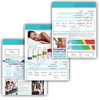 Health o meter IPO-ATH Illustrated Printout Stationary-Athletic