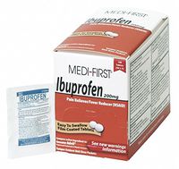 Ibuprofen, Tablet, 200mg, PK100