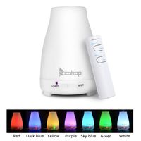 Essential Oil Diffuser, 7 Colors Changeable Light Ultrasonic Aromatherapy Fragrant Oil Vaporizer Humidifier Timer and Auto-Off Safety Switch for Bedroom/Office/Trip