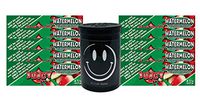 Herb Airtight Container Fresh Kettle with Juicy Jay's Watermelon 1.25 Flavored Hemp Rolling Papers 10 Count DC Crafts Nation- Happy Face