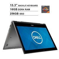 2019 Newest Dell Inspiron 13 7000 2-in-1 13.3 Inch Touchscreen FHD 1080p Laptop (AMD 4-Cores Ryzen 7 2700U up to 3.8 GHz, 16GB DDR4 RAM, 256GB SSD, AMD Radeon RX Vega 10, Backlit KB, Windows 10)