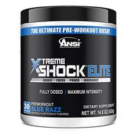 Ansi N.o. Xtreme Shock Powder, Blue Raspberry, 450 Gram