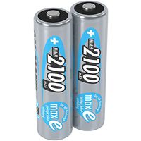 ANSMANN 2100mAh NiMH AA Low Self Discharge Pre-Charged Rechargeable Batteries (Pack of 2)