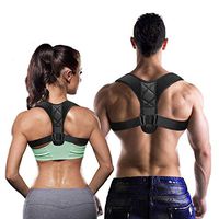 Posture Corrector for Women ＆ Men - Powerful Magic Stickers Adjustable Clavicle Back Brace - Best Effective and Comfortable (Posture Corrector 01)