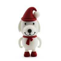 CHUYI Cute and Cartoon Dog Puppy Shape 16GB USB 2.0 Flash Drive Memory Stick Animal Pen Drive Adorable Thumb Drive U Disk