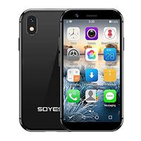 Smart Phone SOYES XS, 3GB+32GB, 3.2 inch Android 6.0 MTK6737 Quad Core up to 1.3GHz, Dual SIM, Bluetooth, WiFi, GPS, Network: 4G, Support Google Play (Black) Carrier Cell Phone (Color : Black)