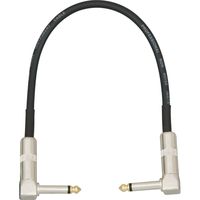 Musician's Gear Pedal Coupler Cable Angled Black 1 Ft