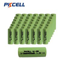 2/3AAA NiMH Rechargeable Battery 1.2v 400mah with Flat Top,50 Counts