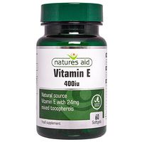 Natures Aid Vitamin E 400iu 60 capsule
