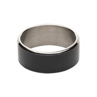 Hemobllo R3 Smart Ring MJ02 Magic Finger Ring Waterproof Dust-Proof Fall-Proof for NFC Mobile Phone Android Smartphone (Black12)