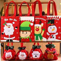 Zippem Cute Design Christmas Gift Bag Children's Gift Bag Holiday Props