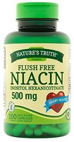 Nature's Truth Flush Free Niacin 500 mg 100 Caps, 100 Count (Pack of 3)