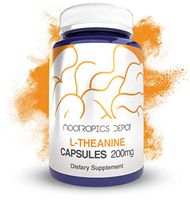 L-Theanine Capsules 200mg (90 Count) | Promotes Relaxation | Supports Healthy Stress Levels + Sleep Cycles | Promotes Cognitive Function + Focus | Amino Acid Supplement