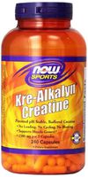 Kre-Alkalyn Creatine 240 Capsules - 1500 mg per serving by Now Foods