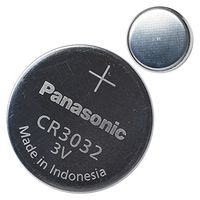 Panasonic CR3032 3V Lithium Battery 2PACK X (4PCS) =8 Single Use Batteries