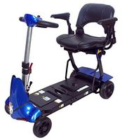 Mobie Plus Folding Travel Scooter Blue