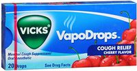 Vicks VapoDrops Cherry Flavor 20 Each