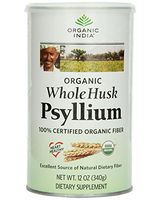 ORGANIC INDIA PSYLLIUM HSKS,OG2,CANISTR, 12 OZ