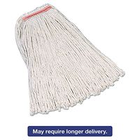 Rubbermaid Commercial Non-Launderable Premium Cut-End Cotton Wet Mop Heads RCP F117-12