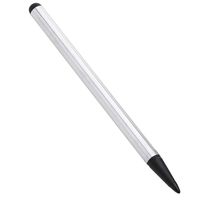 HuntGold 2 in 1 Dual Side Touch Screen Stylus Pen &Ballpoint Pen For iPhone 7/7 Plus/6/6S/6S Plus,iPad,Samsung Galaxy S3/S4/S5/S6/S7,HTC,Google Nexus,Blackberry,Sony(Silver)