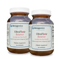 UltraFlora Balance (Formerly Ultra Flora DF) - Probiotic Supplement, 2 Pack, 60 Capsules Each Bottle