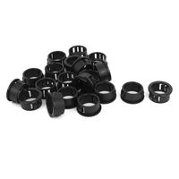 uxcell a15052700ux0415 Nylon Cable Hose Snap Locking Bushing Protective Grommet 19 mm 20Pcs (Pack of 20)