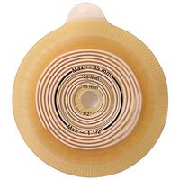 Assura 2-Piece Cut-to-Fit Flat Standard Wear Pediatric Skin Barrier 3/8" - 1-3/8" (Box of 5)