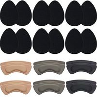 24 PCS Non-Slip Shoes Pads Self-Adhesive Anti-Slip Rubber Stick Pad with Heel Cushion Pads Anti Slip Shoe Grip for Preventing Heel Slipping, Rubbing