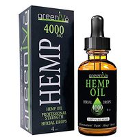 GreenIVe - Hemp Oil - Best Quality Hemp Oil - USA farmed and Bottled - Exclusively on Amazon (4 Ounce 4,000mg, Natural)