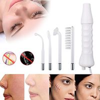 Skin Care Tools,Putars Portable Multifunctional Electrode Glass Tube High Frequency Instrument Skin Facial Spa Salon Machine Beauty Acne Remover White