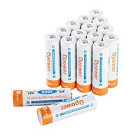 Dpower 8 Pack AAA Rechargable Ni-MH Batteries,1000 mAh High Capacity Pre-Charged Long Lasting Power Longest Storage & Energy Low Self-Discharge Rechargable NI-MH Battery (16 Pack)