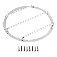Senyar Car Speaker Accessories kit, 10 inch Car Speaker Net Cover Protective Cover Decorative Ring Stainless Steel Mesh Accessories