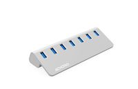 Achoro 7 Ports USB Hub - Pure Aluminum Premium Quality USB 3.0 High-Speed Data Transfer Hub