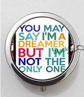 BlackKey You May Say I'm A Dreamer 3-Compartment Decorative Pocket Gift Box Case Organizer for Pill, Color 1 -60