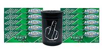 Herb Airtight Container Fresh Kettle with Juicy Jay's Absinth 1.25 Flavored Hemp Rolling Papers 10 Count DC Crafts Nation- Middle Finger