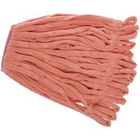 HUBERT Microfiber Large Looped End Mop with 1.25"W Headband Orange 3 Per Pack