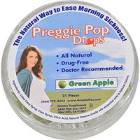 Three Lollies Preggie Drops Nat Grn Apl 21 Ct