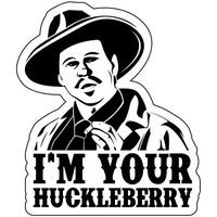 Doc Holiday I'm Your Huckleberry - 4x3 inch Laptop Phone Sticker