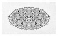 GugeABCmat Machine Washable Small Rug,Abstract Artistic Design Ice Creams and Cones Boho Ornamental Doodle,Bathroom Floor Door Mat 47" W X 31" L,Charcoal Grey and White