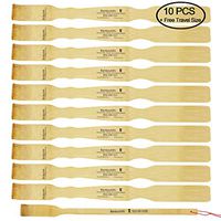 BambooMN Brand - 10x 17.5 BambooMN Logo Back Scratchers Backscratchers Shoehorn + 1 Free 17" Thin Travel BambooMN Logo Backscratcher