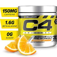 C4 Original Pre Workout Powder Orange Burst | Vitamin C for Immune Support | Sugar Free Preworkout Energy for Men & Women | 150mg Caffeine + Beta Alanine + Creatine | 30 Servings