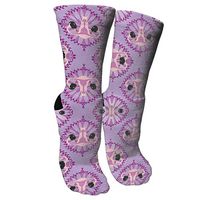 Uterus Red Christmas Memories Compression Socks Unisex Printed Socks Crazy Patterned Fun Long Cotton Socks Over The Calf Tube Stockings One Size Fits All