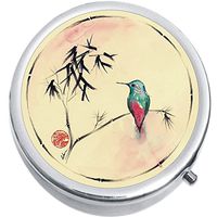 Bird Branch Medicine Vitamin Compact Pill Box