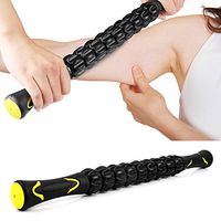 FastSun Portable Massage Stick 17", Trigger Point Travel Body Muscle Roller, Release Myofascial Trigger for Fitness Enthusiasts, Sedentary People, Athletes, Helps Ease Muscles Pains, Knots, Cramps