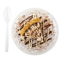 Clear Plastic Spoon, Heavy Duty Premium Plastic - Perfect for Catering, Parties, Outdoors and More - 6.5 Inches - 250ct Box - Restaurantware