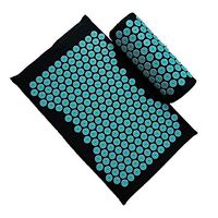 philosoper Acupressure Mat and Acupressure Pillow Massage Set,Acupuncture Mats and Acupuncture Pillow for Therapy Back Neck Pain Relief Sciatic Pain,Insomnia,Muscle Relaxation