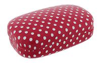 Hard Mod Pink and White Polka Dot with Interior Mirror Contact Lens Travel Case