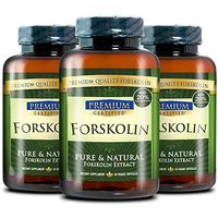 100% Pure Forskolin Premium Extract - 20% Coleus Forskohlii - Natural Weight Loss, Fat Burner and Belly Buster- 180 Veg Capsules (3 Months Supply)