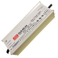 Mean Well CLG-60-24 AC to DC Power Supply, Enclosed LED Single Output, 24 Volt 2.5 Amp 60 Watt
